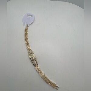 Gold filled Elegant Gold Bracelet Virgin Mary design